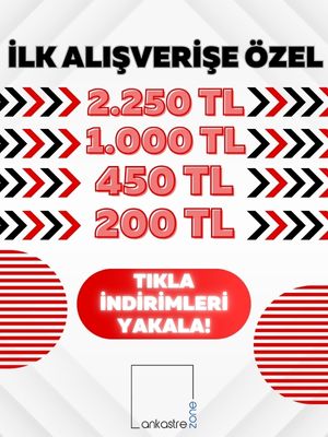 İLK ALIŞVERİŞE ÖZEL İNDİRİMLER!