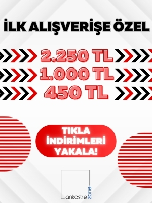 İLK ALIŞVERİŞE ÖZEL İNDİRİMLER!