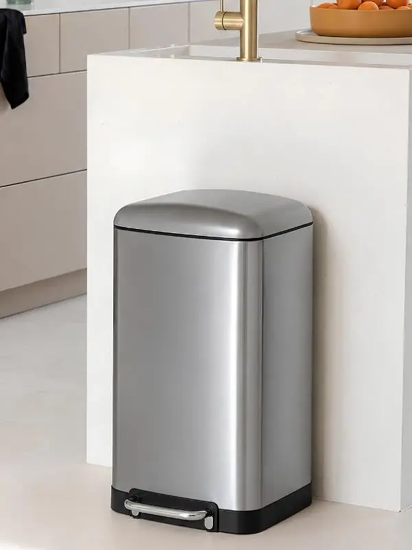 5five Ariane Metal Pedallı 30 Lt. Çelik Çöp Kovası
