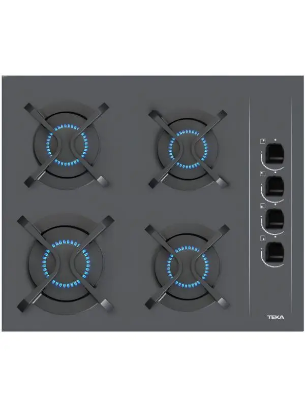 Teka GBC 64002 KBC ST Gri Gazlı Ankastre Ocak